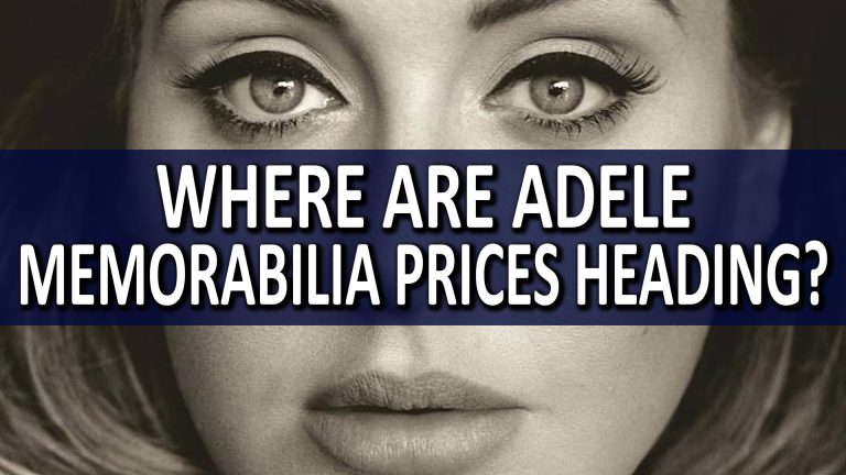 Where Are Adele Memorabilia Prices Heading?