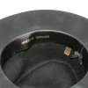 Michael Jackson HIStory World Tour stage-worn black felt fedora by Bollman, Medium, with the King of Pop's name stamped inside in gold.