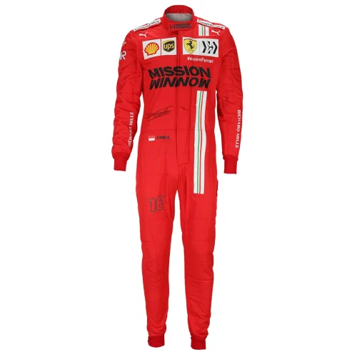 Win Charles Leclerc’s signed 2021 Scuderia Ferrari race-used suit. An authentic piece of Formula 1 history.